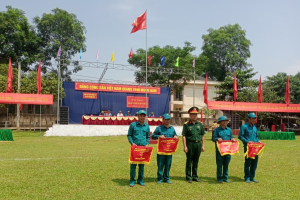 Xã Lộc Yên đạt giải nhất tại Hội thao huấn luyện chiến đấu cụm 3 năm 2023