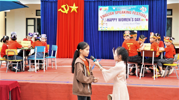 Ý nghĩa Ngày hội nói tiếng Anh tại Trường Tiểu học Lộc Yên