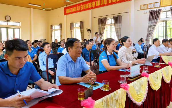 Hội LHPN xã Lộc Yên, tổ chức Hội nghị sơ kết giữa nhiệm kỳ thực hiện Nghị quyết Đại hội đại biểu phụ