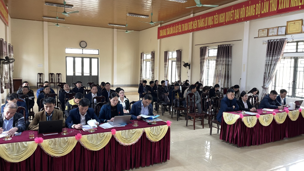 Đảng uỷ xã Lộc Yên tổ chức Hội nghị Sơ kết 03 năm thực hiện Kết luận số 01-KL/TW