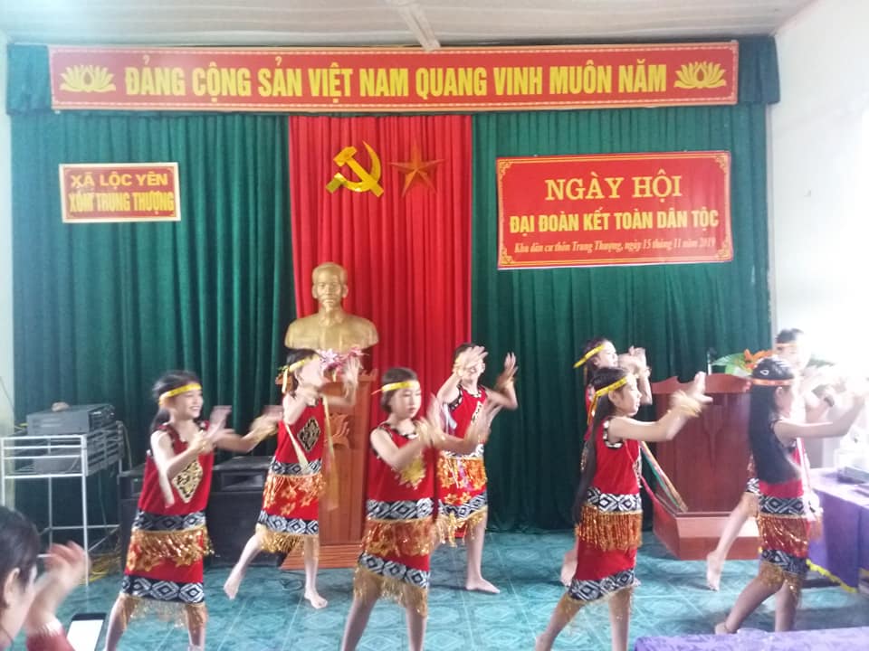 Xã Lộc Yên tưng bừng tổ chức ngày hội đại đoàn kết toàn dân tộc