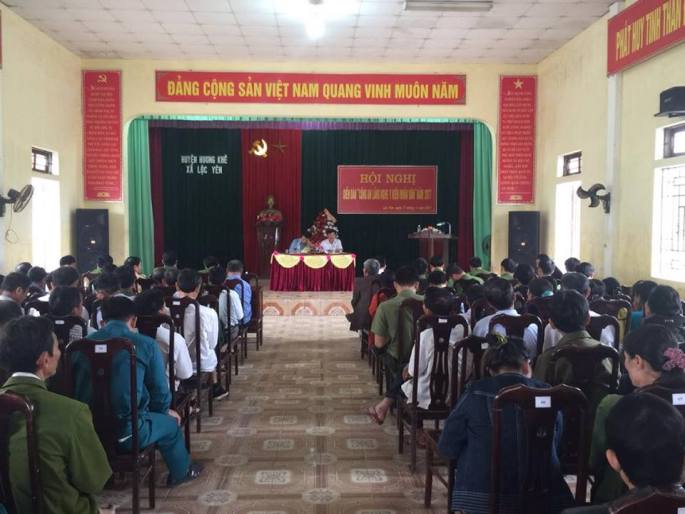 Công an huyện Hương Khê tiếp tục tổ chức triển khai diễn đàn “Công an lắng nghe ý kiến nhân dân” tại xã Lộc Yên