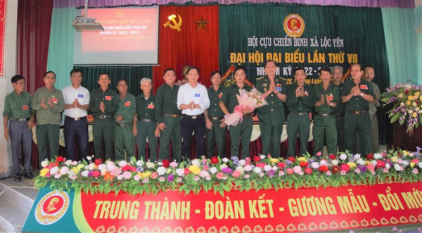 Đại hội Hội Cựu Chiến binh xã Lộc Yên nhiệm kỳ 2022 - 2027 thành công tốt đẹp