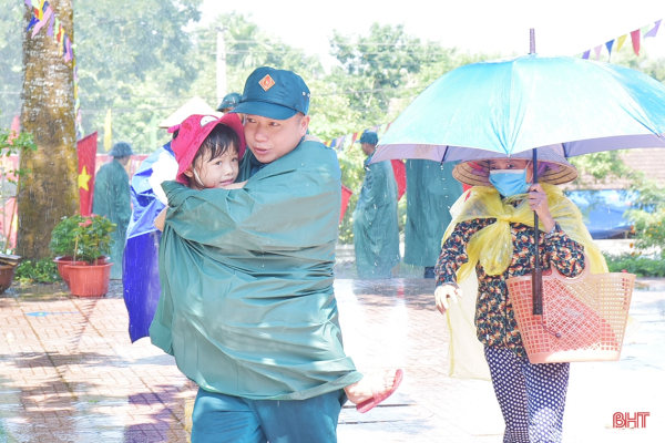 Xã Lộc Yên hoàn thành diễn tập phòng chống thiên tai, tìm kiếm cứu nạn năm 2022