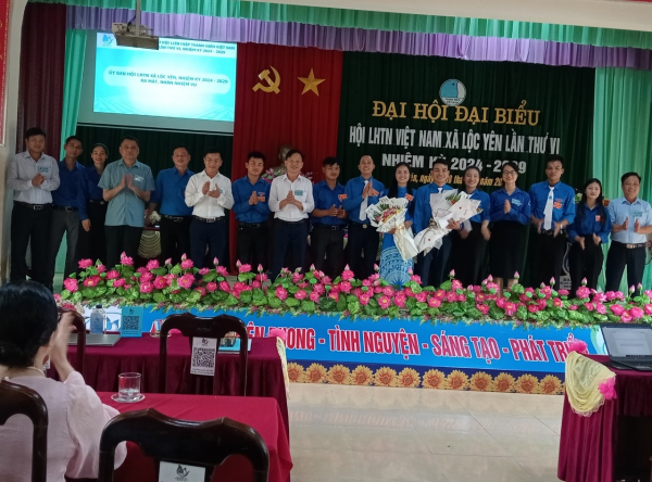 Đại hội Đại biểu Hội LHTN Việt Nam xã Lộc Yên lần thứ VI, nhiệm kỳ 2024 – 2029 thành công tốt đẹp